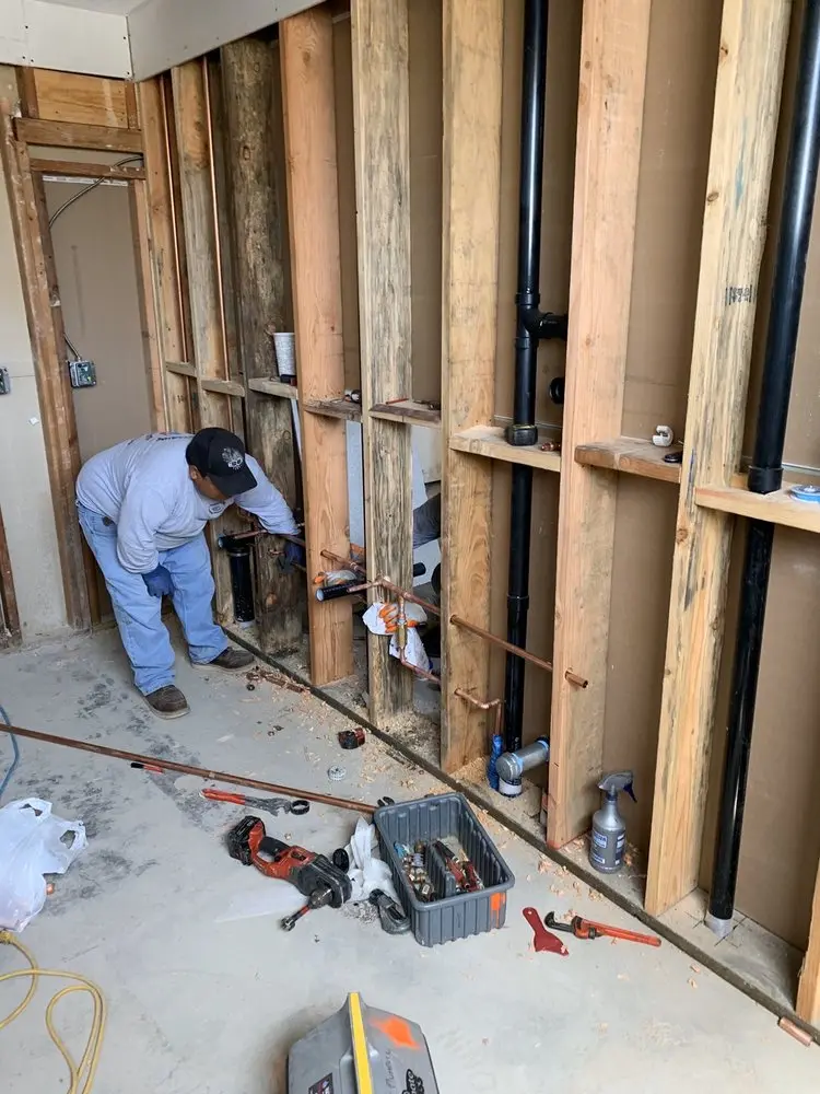 Commercial rough-in plumbing for Water Heater Replacement in Cedarburg